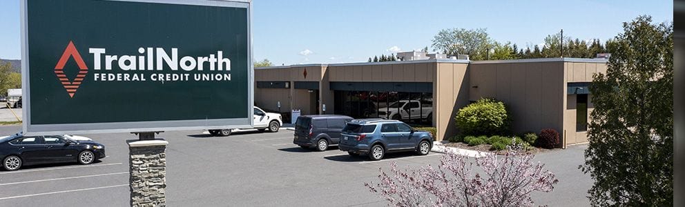 TrailNorth sign and building