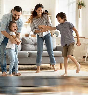 Family Playing