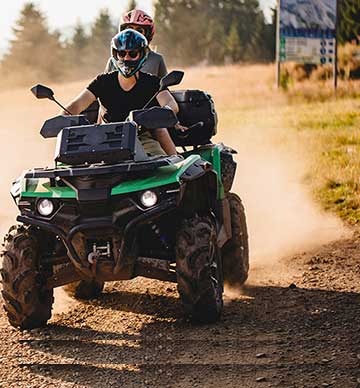 Person on an ATV